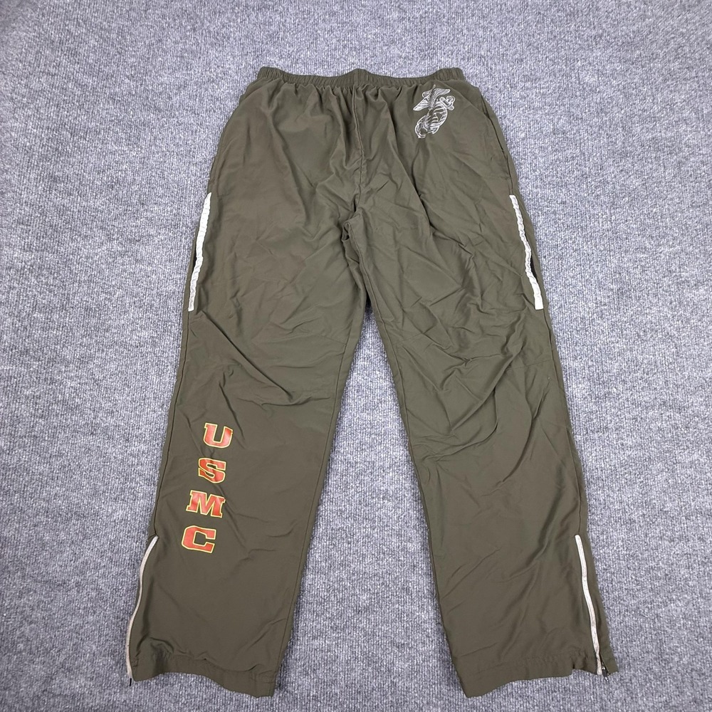 New Balance‎ USMC Pants Mens Small Short Green Running Lined Reflective USGI